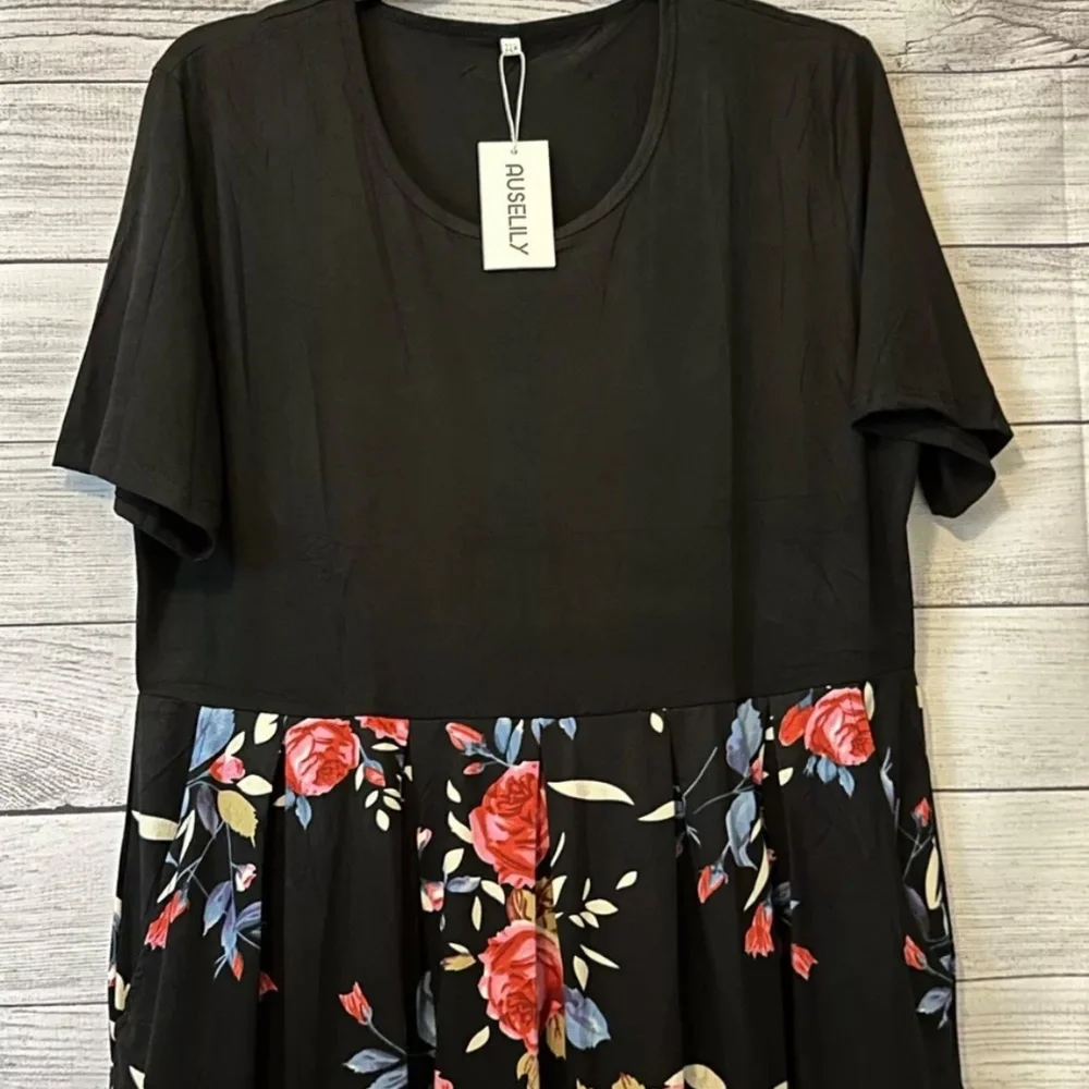 Auselily Brand Womens Size 22W Dress - New With Tags - Picture 3 of 6